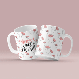 Caneca personalizada, Alça branca
